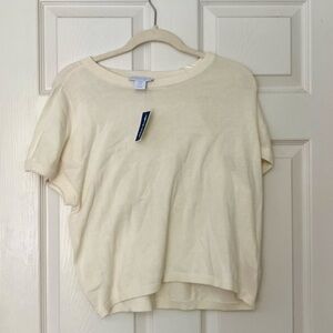 Marshalls Ivory Short Sleeve Top